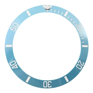 38mm sky blue ceramic watch bezel for 40mm Automatic watches - Picture 1 of 5
