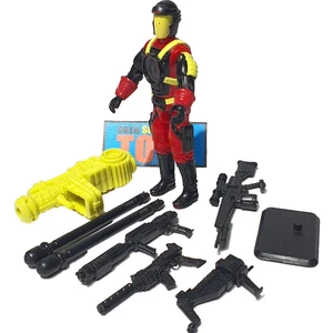 GI Joe CRIMSON GUARD COMMANDER  figure A v1 COMPLETE original 1993 Battle Corps - Picture 1 of 8