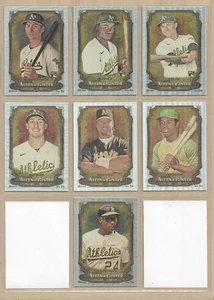 2024 Topps Allen & Ginter Hot Box Rainbow Foil ATHLETICS Base Team Set of (7) - Picture 1 of 2