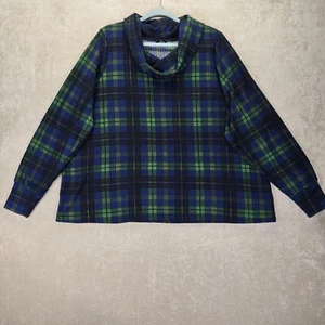 Pullover de manga larga a cuadros tejido gofre cuello capucha TORRID para mujer multicolor talla 3 - Imagen 1 de 15