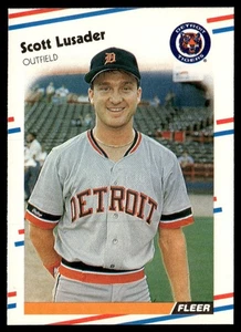 1988 Fleer Scott Lusader Detroit Tigers #62 - Picture 1 of 2