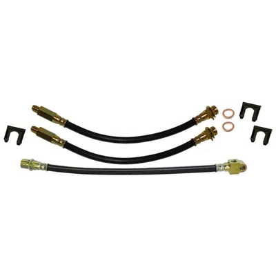 68 Pontiac Firebird Front and  Rear Drum Brake Rubber Flex Hose Line Set Kit - Image 1 of 4