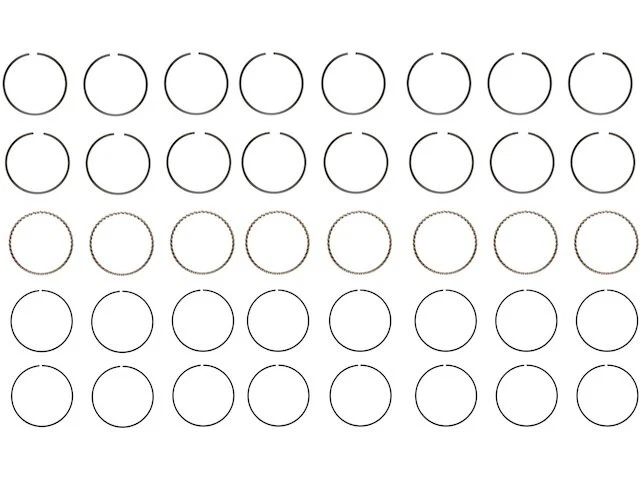 Juego de anillos de pistón para furgoneta GMC PB2500 1966 potencia sellada 49279PMQV 4,1 L 6 cilindros Foto 1 de 2