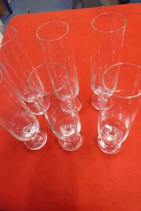 6 x Sektglas  Rosenthal Glas "Variation" Entwurf T. Wirkkala 70er Jahre - Bild 1 von 5