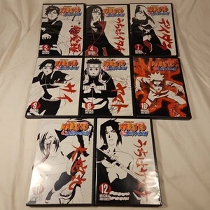 Naruto Shippuden: Uncut Set 2, 4, 7, 8, 9, 10, 11, 12 (DVD) Lot MINT discs - Foto 1 di 10