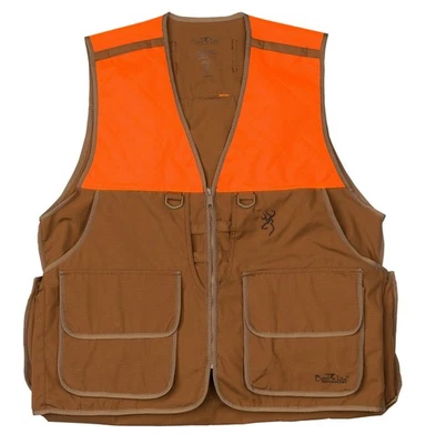 Browning Bird N' Lite 2.0w/o Embroidery Vest, Tan/Blaze, Extra Large, 3059325804 - Image 1 of 2