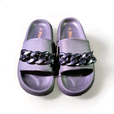 Sandalias gruesas Mudd para mujer talla 8 Y2K años 90 negras Foto 1 de 4