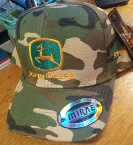 Cappello berretto baseball John Deere mimetico schiena regolabile taglia unica - Foto 1 di 5
