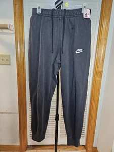 Pantalones deportivos Nike Sportswear para hombre Club polar talla grande negros informales relax deporte - Imagen 1 de 6