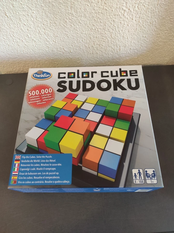 THINKFUN Color Cube Sudoku - Logikspiel Brettspiel ab 8 Jahren - NEUwertig - Bild 1 von 2