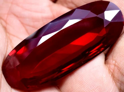 Natural 145.60 Ct Blood Red Ruby Mozambique GGL Certified Loose Gemstone - Image 1 of 4