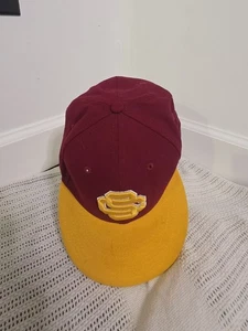 Vintage USC Trojans Hat Fitted Cap Size 7 1/4 Red New Era Pro Model Wool 90s - Picture 1 of 8