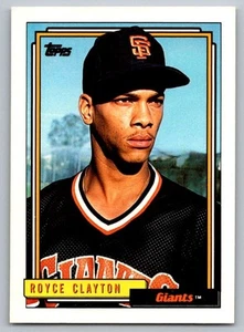 1992 Topps Royce Clayton San Francisco Giants #786 - Picture 1 of 2