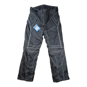 Mens 34x30 Waterproof Motorcycle Riding Pants Armored Touring Blk Biker Trousers - Bild 1 von 17