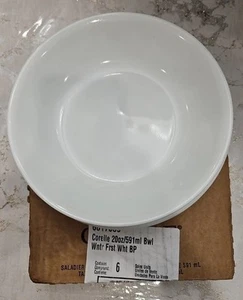 Corelle Winter Frost White Bowl Soup Pasta 8-1/2" 20oz 6017639 Set of 6 - Picture 1 of 3