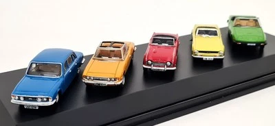 Oxford 1/76 Triumph 5 Piece Model Car Set 2500TC Stag TR4 TR6 TR7 Convertible - Photo 1/4