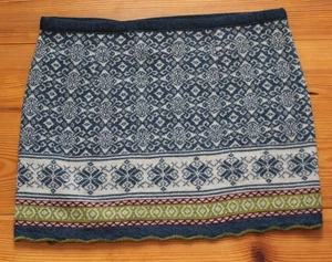 FLOMAX Strickrock Cacheur Rikka Jeans/Natur; Gr. 1+2+3; Wolle kbT, Naturmode Neu - Bild 1 von 4