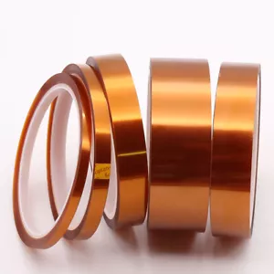 Doppelseitig KAPTON TAPE Polyimide Hitzebeständiges Klebeband Breite 4mmx10Meter - Bild 1 von 7