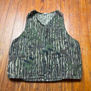 Vintage Realtree Hunting Vest Mens Size Large Camo Shotgun Shell Pockets - Picture 1 of 8