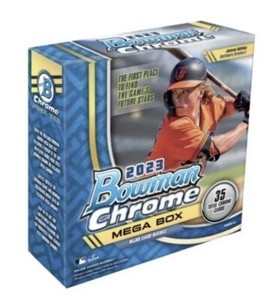 2023 Bowman Chrome Baseball Mega Box - New / Factory Sealed In Hand