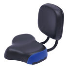Universal Bike Saddle Bicycle Seat Cushion Pad Comfort Wide Soft W/ Back Rest Us