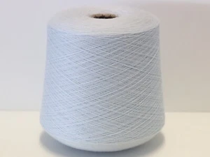 X14 (60€/kg) 820g REINE SCHURWOLLE / 100% MERINO EXTRAFEIN HELLBLAU (48/2) Zwirn - Bild 1 von 2