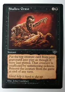 MTG: Mirage 'Shallow Grave' - VLP - Reserved List (1996 Magic the Gathering) - Bild 1 von 2