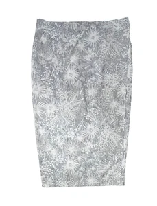 RipSkirt Hawaii Wrap Skirt Womens XL Gray White Floral Pocket Eden Sand Length 4 - Picture 1 of 18