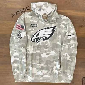 Authentic Nike Philadelphia Eagles 2024 Salute to Service Hoodie Camouflage Pullover - Bild 1 von 14