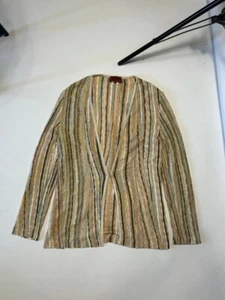 missoni Cárdigan Mujer Vintage Italia 42 Lino - Imagen 1 de 9