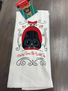 2 Pack Disney Star Wars The Mandalorian Christmas Kitchen Towels NWT - Picture 1 of 1