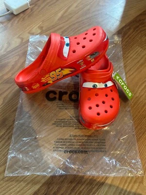New Crocs Classic Clog Cars Lightning Mcqueen Disney Sizes 4-12M DONT LIGHTUP - Image 1 of 4