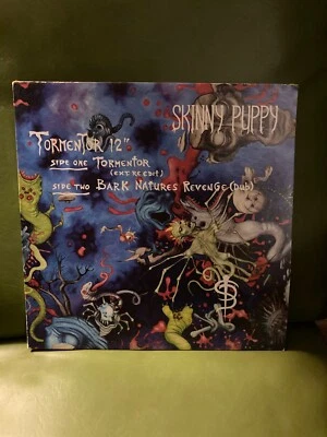 Skinny Puppy- Tormentor 12" Single, Blue Vinyl, 1990, Rare Industrial, EXCELLENT - Image 1 of 4