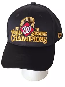 GORRA DE BÉISBOL NEGRA New Era para hombre de los Nacionales de Washington 2019 campeones de la serie mundial - Imagen 1 de 11