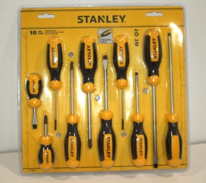 STANLEY 10 PIECE SCREWDRIVER SET TOOL - Picture 1 of 5