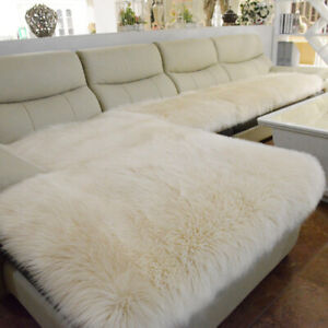 Plush sofa cover, non slip chair sofa cover living room bedroom window carpet