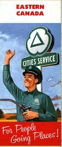 1958 Cities Service Road Map: Eastern Canada NOS - Picture 1 of 1