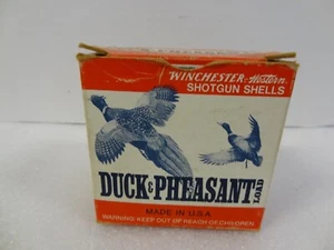 Vintage 1970's Winchester Western Duck Pheasant 16 GA Empty Shot Shell Ammo Box - Picture 1 of 10