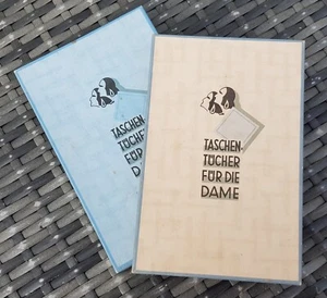 2x alte Pappschachtel leer Taschentücher für die Dame - Bild 1 von 8