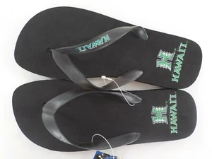 Kam Kasuals Inc. Flip Flops Gr. M University of Hawaii Hausschuhe Unisex schwarz Neu mit Etikett - Bild 1 von 12