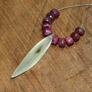 Aqua Onyx Faceted Twisted Fancy Ruby Beads Briolette Natural Loose Gemstone - Picture 1 of 3