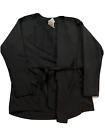 Rare NEW BALANCE Japan Women's Wrap Kimono Jacket RN96937 - Black - Sz Medium