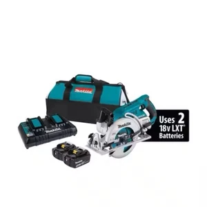 Makita XSR01PT 18V X2 LXT 7-1/4 in. Circular Saw Kit with 2 Batteries (5 Ah) New - Picture 1 of 15