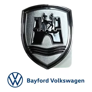 GENUINE VOLKSWAGEN WOLFSBURG CREST BADGE EMBLEM GOLF GTI R VGA5G0853675WE - Picture 1 of 1