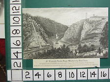 C1836 Antik Aufdruck ~ St.VINCENT'S Felsen Leigh Wald & Fluss Avon
