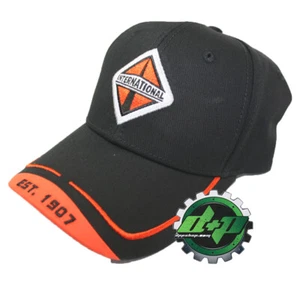 International Trucks Orange & Black Medium Twill Structured Cap/Hat ebroidered  - Bild 1 von 2