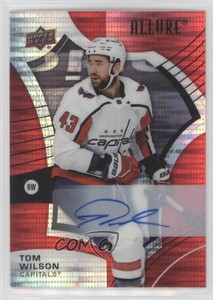2021-22 Upper Deck Allure Red Rainbow Auto Tom Wilson #3 Auto