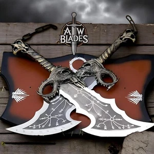 Handgefertigte Klinge des Chaos God Of War Zwillingsklingen Kratos Metall Cosplay Geschenk für Männer - Bild 1 von 8
