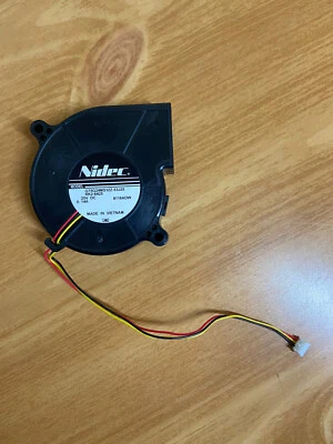 NIDEC G75G24MS1ZZ-53J251 RK2-6124 turbo fan blower DC24V 0.13A - Image 1 of 2