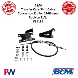 Kit de conversión de cable de cambio de caja de transferencia de alta resistencia B&M para 03-06 Rubicon #81186 - Imagen 1 de 5
